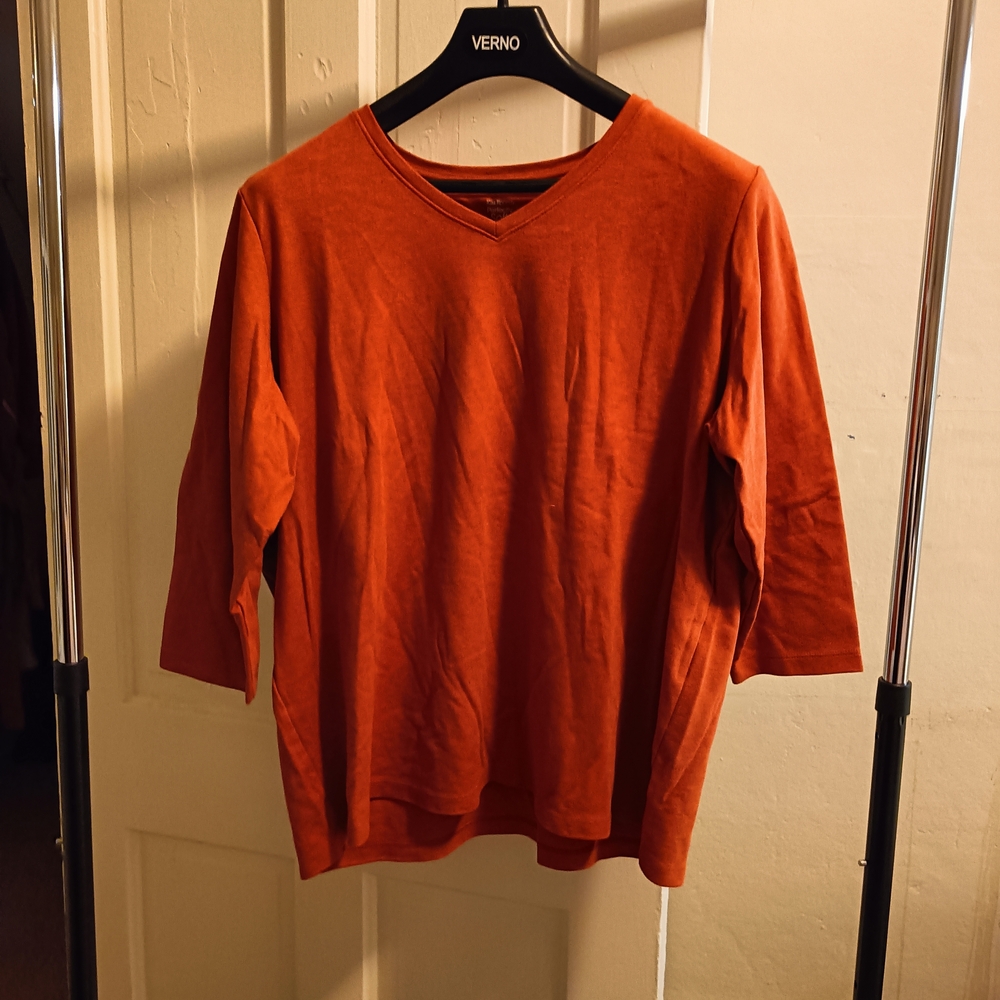 Kim Rogers Orange Short Sleeve Tee